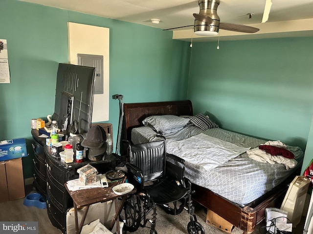 402 Market St, Marcus Hook, PA 19061 - bedroom with a ceiling fan