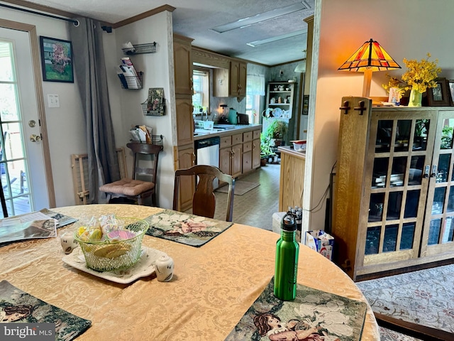 view of dining room