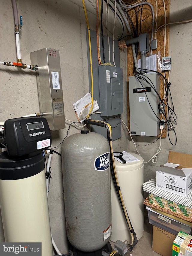 utilities with electric panel