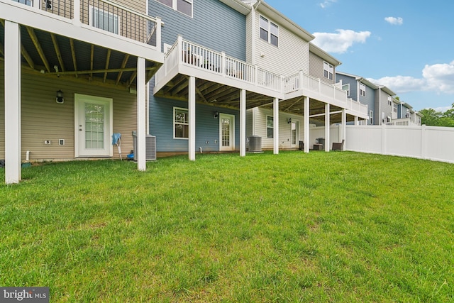 7853 Bluelick Run Rd, Baltimore, MD 21244 - back of property with central AC unit