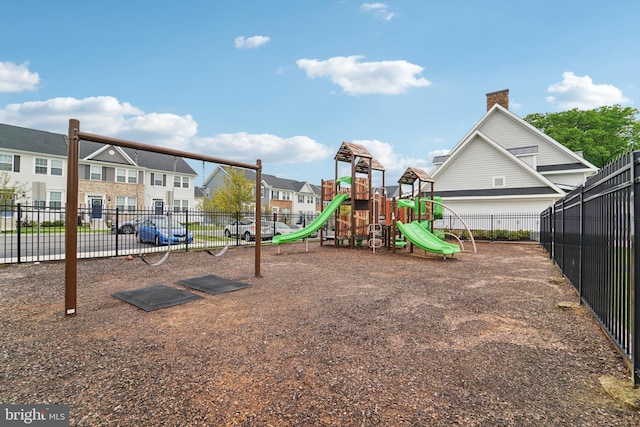 7853 Bluelick Run Rd, Baltimore, MD 21244 - communal playground with a residential view