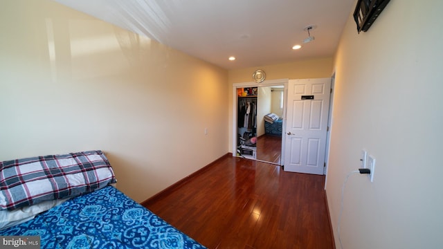 1834 Mower St, Philadelphia, PA 19152 - hall featuring wood finished floors, recessed lighting, and baseboards