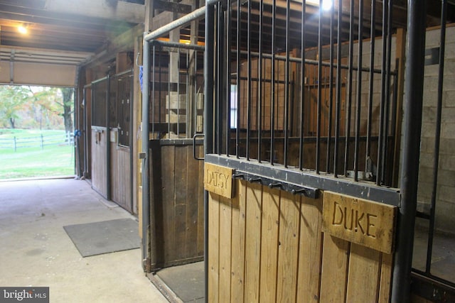view of stable