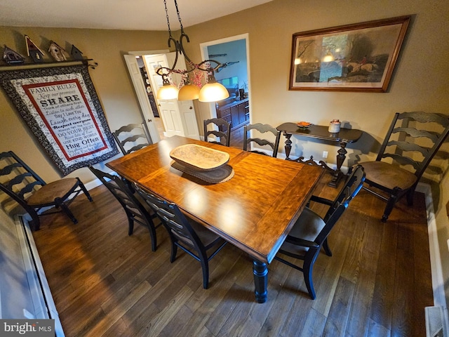 dining room featuring hardwood / wood-style floors