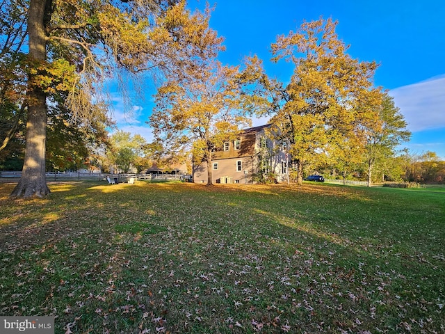 view of yard
