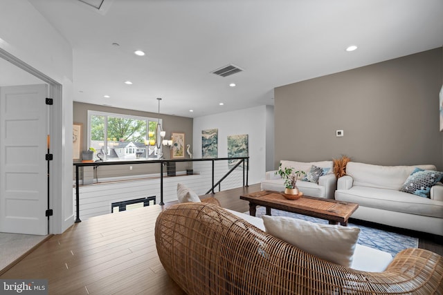 36 Boone Trl, Severna Park, MD 21146 - living area with wood finished floors and recessed lighting