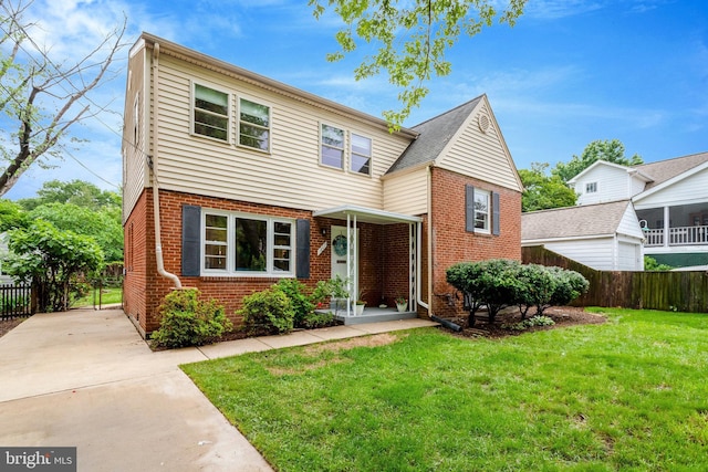 1807 N Barton St, Arlington, VA 22201 - view of front of house with brick siding