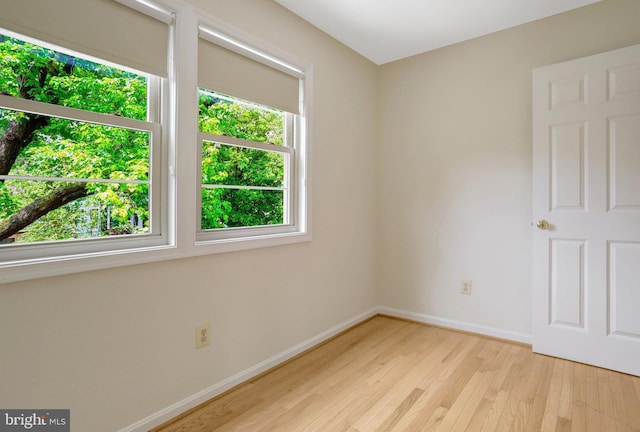 1807 N Barton St, Arlington, VA 22201 - unfurnished room with healthy amount of natural light, light wood-type flooring, and baseboards