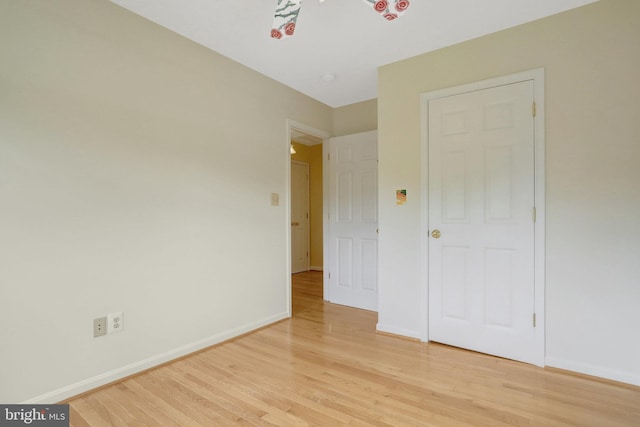 1807 N Barton St, Arlington, VA 22201 - unfurnished bedroom with light wood-style flooring and baseboards