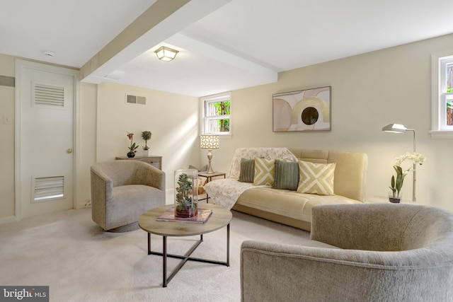 1807 N Barton St, Arlington, VA 22201 - carpeted living area with baseboards