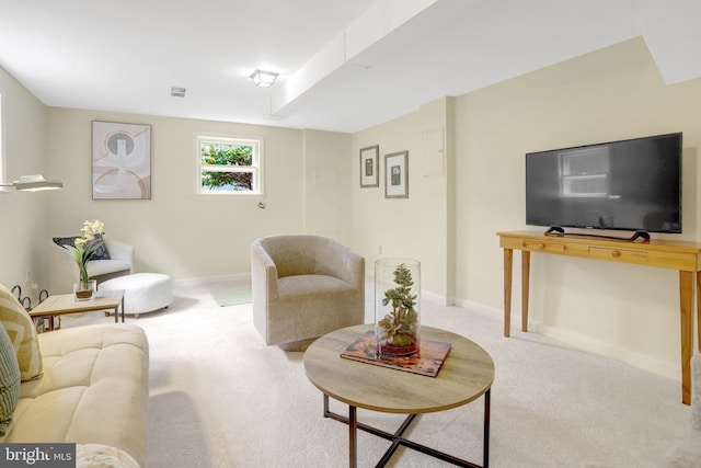 1807 N Barton St, Arlington, VA 22201 - carpeted living room with baseboards