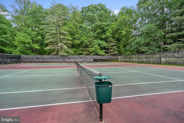 5731 Wooden Spoon Ct, Burke, VA 22015 - view of tennis court with community basketball court and fence