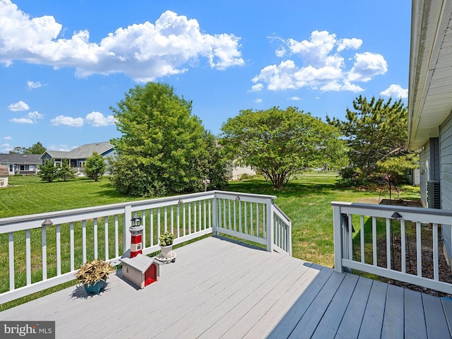 38284 Waterway Dr, Ocean View, DE 19970 - deck featuring a yard