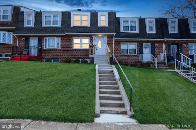 5415 Cynthia Ter, Baltimore, MD 21206 - townhome / multi-family property featuring roof with shingles, mansard roof, and brick siding