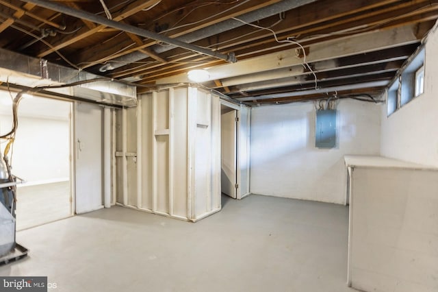 5415 Cynthia Ter, Baltimore, MD 21206 - unfinished basement with electric panel