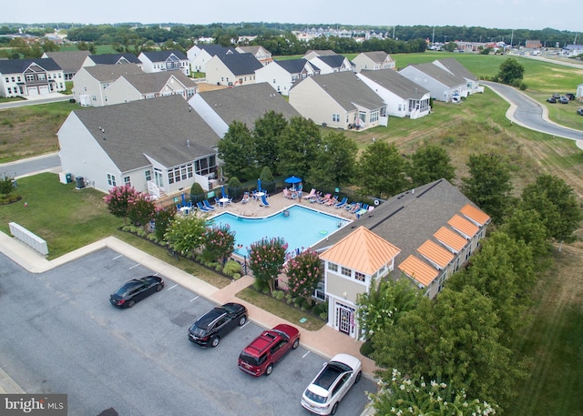 35427 Mercury Dr Unit 47B, Rehoboth Beach, DE 19971 - aerial view of residential area with a pool