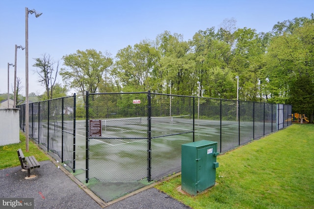 1279 Elm Grove Cir, Silver Spring, MD 20905 - view of tennis court with fence