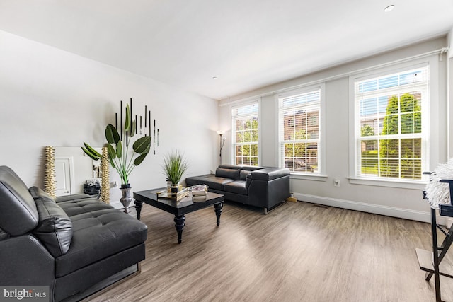 2660 Richmond Way, Hanover, MD 21076 - living room with wood finished floors and baseboards