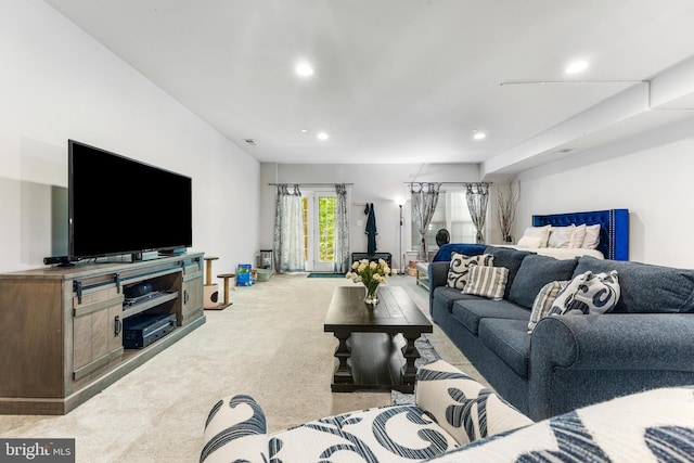 2660 Richmond Way, Hanover, MD 21076 - living area with light carpet and recessed lighting