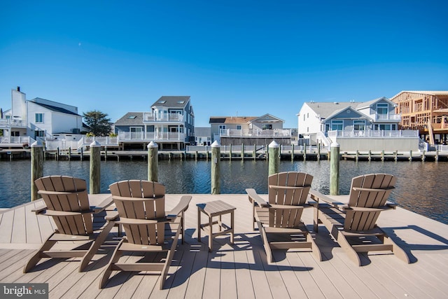 28 Diane Rd, Manahawkin, NJ 08050 - dock with a water view and a residential view