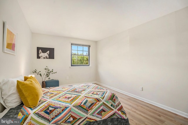 7015 Ridge Ave Unit 19, Philadelphia, PA 19128 - bedroom with light wood-type flooring and baseboards