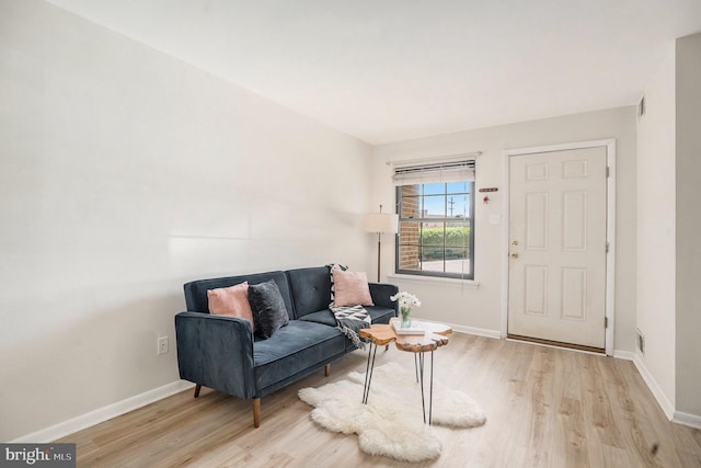 7015 Ridge Ave Unit 19, Philadelphia, PA 19128 - sitting room featuring light wood-type flooring and baseboards