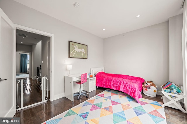 307 Reed St Unit C, Philadelphia, PA 19147 - bedroom featuring wood finished floors, baseboards, and recessed lighting
