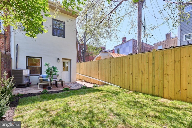 309 M St NW Unit B, Washington, DC 20001 - view of yard with cooling unit and a patio