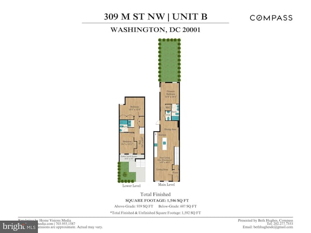 309 M St NW Unit B, Washington, DC 20001 - room layout