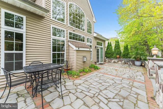 view of patio / terrace featuring outdoor dining area