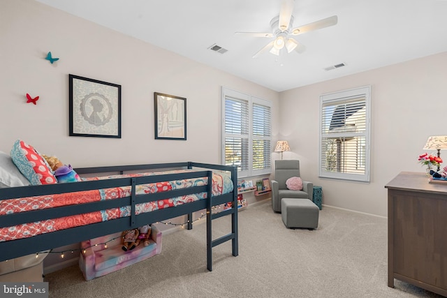 23325 April Mist Pl, Brambleton, VA 20148 - bedroom featuring baseboards, carpet, and a ceiling fan