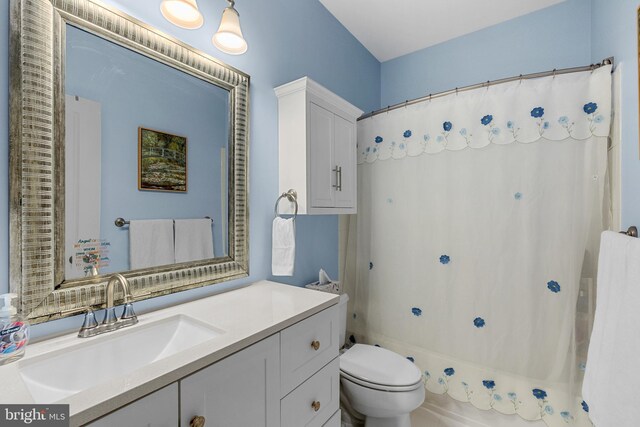 23325 April Mist Pl, Brambleton, VA 20148 - full bath featuring vanity, toilet, and shower / bath combo