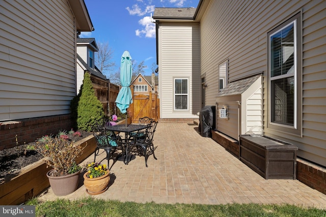 23325 April Mist Pl, Brambleton, VA 20148 - view of patio / terrace with outdoor dining area