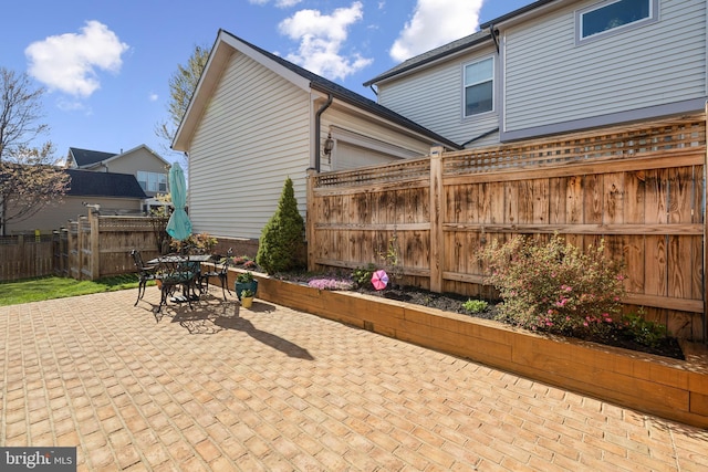 23325 April Mist Pl, Brambleton, VA 20148 - view of patio featuring outdoor dining area