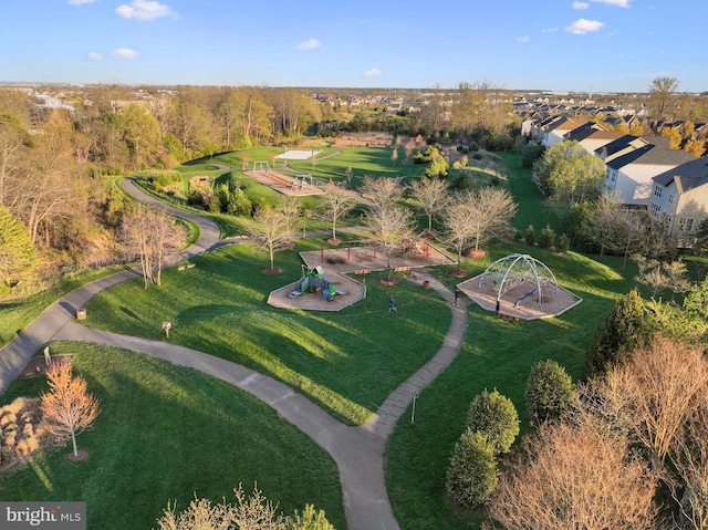 23325 April Mist Pl, Brambleton, VA 20148 - aerial view of residential area featuring a community park