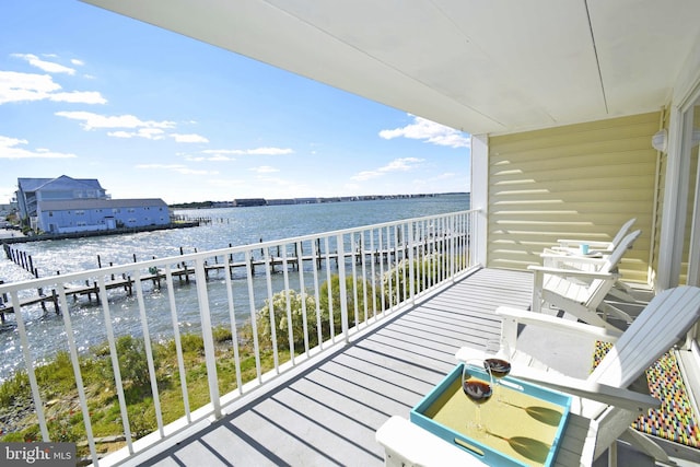 107 Convention Center Dr Unit 148D, Ocean City, MD 21842 - balcony featuring a water view