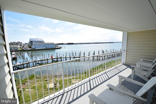 107 Convention Center Dr Unit 148D, Ocean City, MD 21842 - balcony featuring a water view