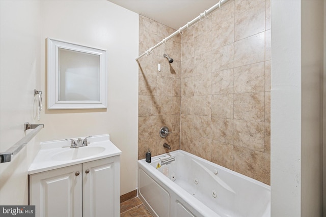 1934 Cecil B Moore Ave, Philadelphia, PA 19121 - full bathroom with vanity and a combined bath / shower with jetted tub