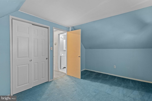 9 Queens Bridge Rd, Levittown, PA 19057 - bonus room featuring lofted ceiling, carpet, and baseboards