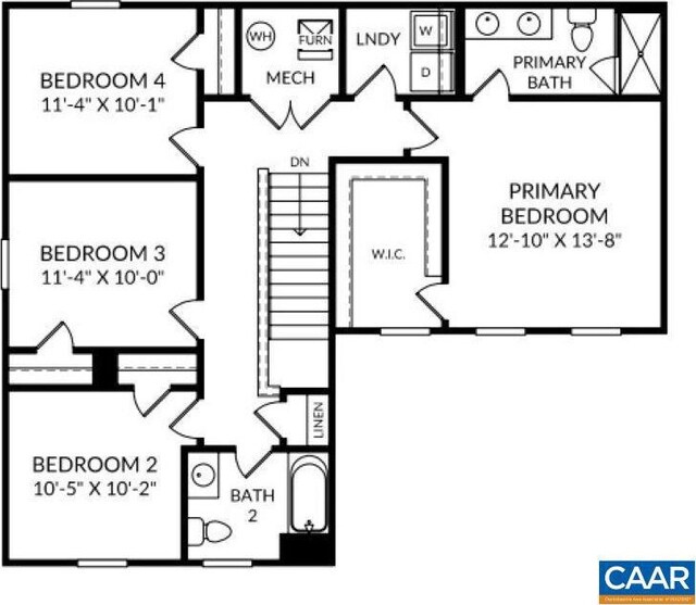95 Saxon St, Charlottesville, VA 22902 - property floor plan