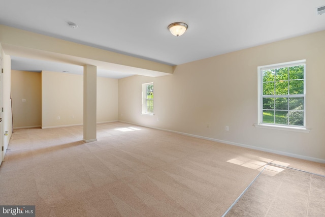 2024 Baythorne Rd, Prince Frederick, MD 20678 - unfurnished room featuring light colored carpet, a smoke detector, and baseboards