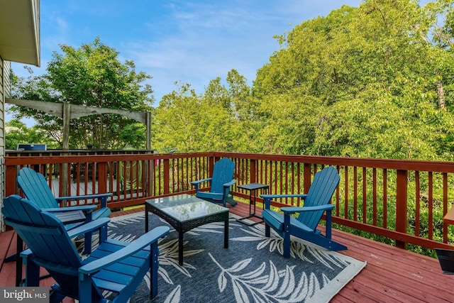 9568 Buttonbush Ct, Manassas, VA 20110 - view of wooden deck