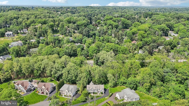 1311 Meadowbrook Ct, Jenkintown, PA 19046 - aerial perspective of suburban area featuring a forest