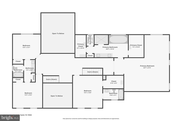 1311 Meadowbrook Ct, Jenkintown, PA 19046 - room layout