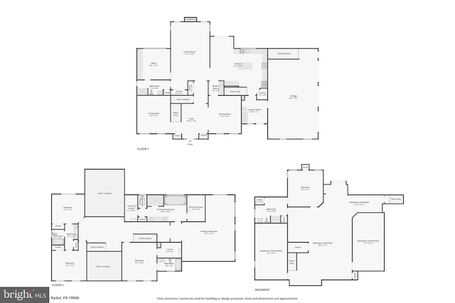 1311 Meadowbrook Ct, Jenkintown, PA 19046 - property floor plan
