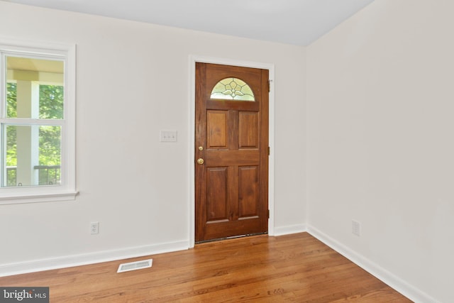 910 Ficklen Rd, Fredericksburg, VA 22405 - foyer entrance featuring baseboards and wood finished floors
