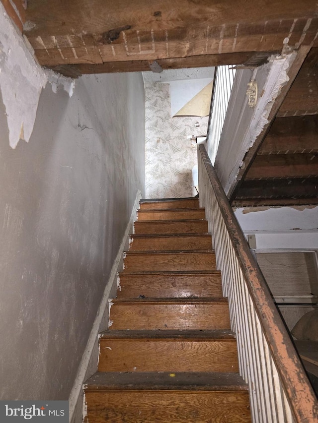 view of staircase