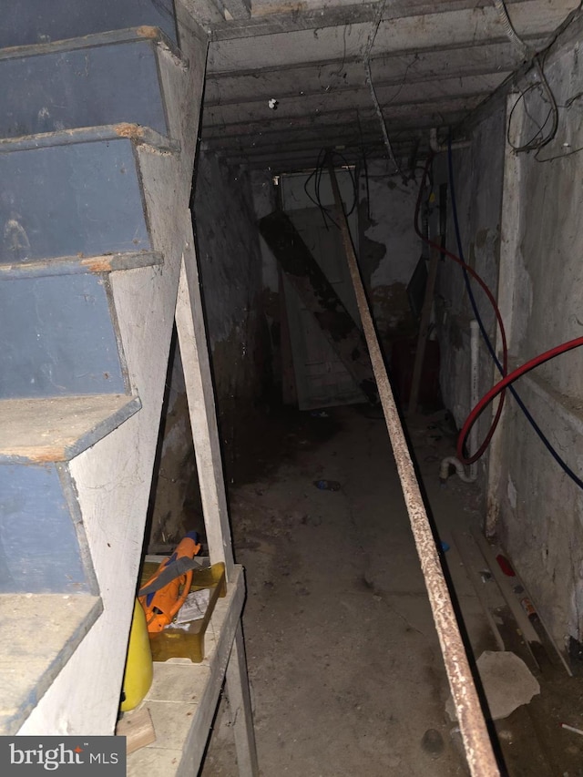 view of basement