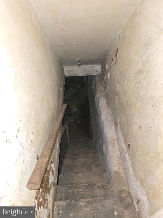 view of staircase