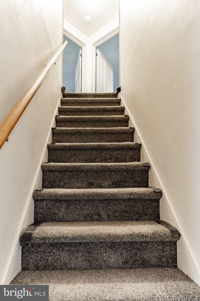 view of stairs